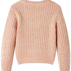 Sweater til børn str. 92 strikket lyserød