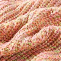 Sweater til børn str. 92 strikket lyserød