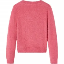 Sweater til børn str. 104 strikket pink