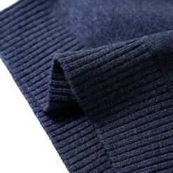 Sweater til børn str. 92 strikket marineblå