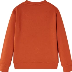 Sweatshirt til børn lys rustfarvet str. 104