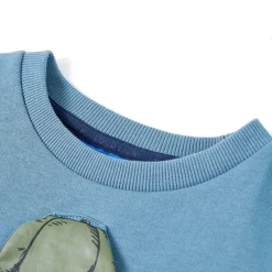 Sweatshirt til børn mellemblå str. 92