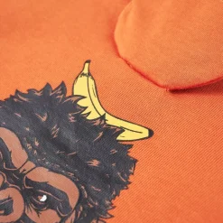 Sweatshirt til børn orange str. 92