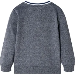 Sweatshirt til børn str. 92 blåmeleret