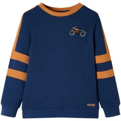 Sweatshirt til børn str. 92 indigoblå