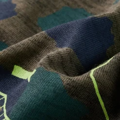Sweatshirt til børn str. 128 kakimeleret
