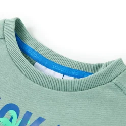 Sweatshirt til børn str. 104 lys kakifarve