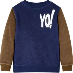 Sweatshirt til børn str. 92 marineblå