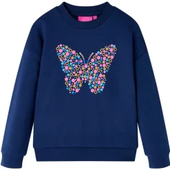 Sweatshirt til børn str. 92 marineblå