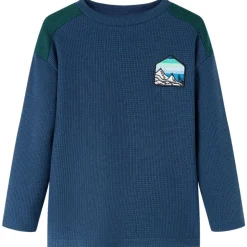 Sweatshirt til børn str. 104 marineblå