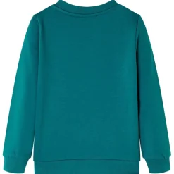 Sweatshirt til børn str. 104 mørkegrøn
