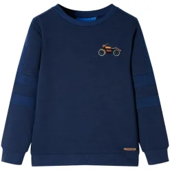 Sweatshirt til børn str. 92 marinemeleret