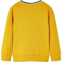 Sweatshirt til børn str. 104 okkergul