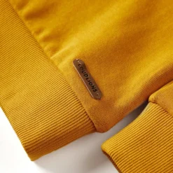 Sweatshirt til børn str. 104 okkergul