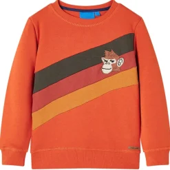 Sweatshirt til børn str. 92 orange