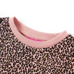Sweatshirtkjole til børn str. 92 lyserød