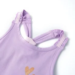 Tanktop til børn str. 92 lilla