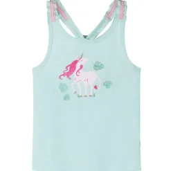Tanktop til børn str. 116 lys mintgrøn