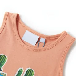 Tanktop til børn str. 128 lys orange