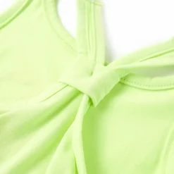Tanktop til børn str. 104 neongul