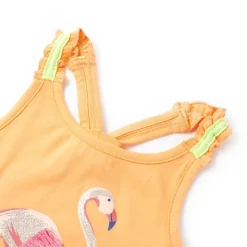 Tanktop til børn str. 104 orange