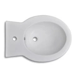 Toilet- og bidetsæt keramik hvid