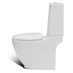 Toilet- og bidetsæt keramik hvid