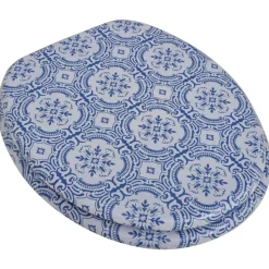 Toiletsæde med MDF-låg porcelænsdesign