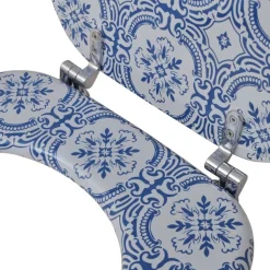 Toiletsæde med MDF-låg porcelænsdesign