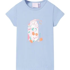 T-shirt til børn str. 92 blå