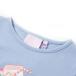 T-shirt til børn str. 92 blå