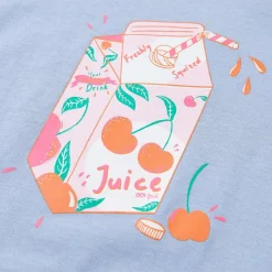 T-shirt til børn str. 92 blå