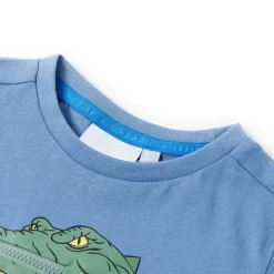 T-shirt til børn str. 128 blå