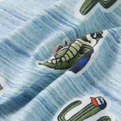 T-shirt til børn str. 128 blå