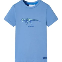 T-shirt til børn str. 104 blå