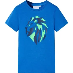 T-shirt til børn str. 104 blå