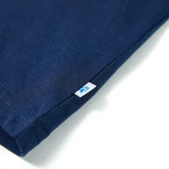 T-shirt til børn str. 104 blå og marineblå