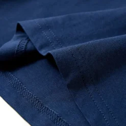 T-shirt til børn str. 104 blå og marineblå