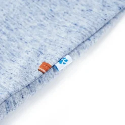 T-shirt til børn str. 104 blåmeleret