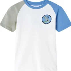 T-shirt til børn str. 104 ecrufarvet