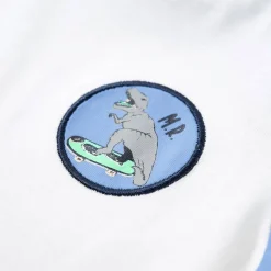 T-shirt til børn str. 104 ecrufarvet