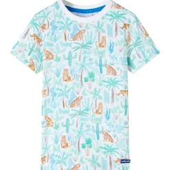 T-shirt til børn str. 104 ecrufarvet