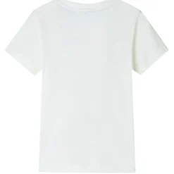 T-shirt til børn str. 104 ecrufarvet