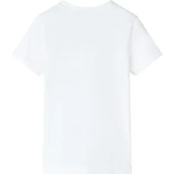 T-shirt til børn str. 104 ecrufarvet