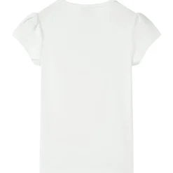 T-shirt til børn str. 140 ecrufarvet