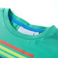 T-shirt til børn str. 140 grøn