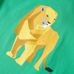 T-shirt til børn str. 104 grøn