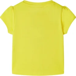 T-shirt til børn str. 104 gul