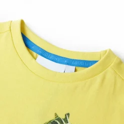 T-shirt til børn str. 92 gul