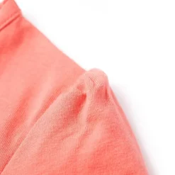 T-shirt til børn str. 92 koralrød